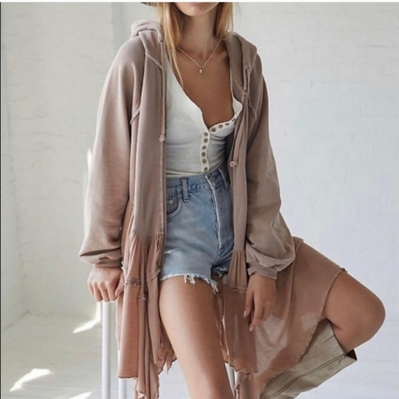 FINAL PRICE! RARE Free People Ruffle Jacket - Picture 6 of 8